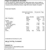 Yogur griego stracciatella DANONE, pack 4x110 g