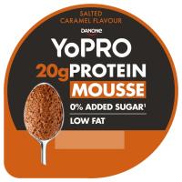 Mousse de caramelo YOPRO, tarrina 200 g