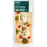 Pan cristal capresse EROSKI, bandeja 200 g