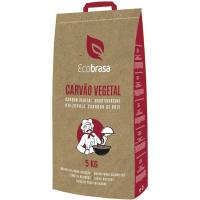 Carbón vegetal ECOBRASA, saco 5 kg