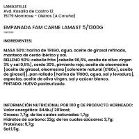 Empanada familiar de carne LAMASTELLE, 1.000 g