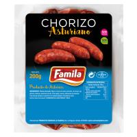 Chorizo asturiano FAMILA, sobre 200 g