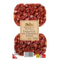 Taquitos de chorizo SOLARIEGO, bandeja 100 g