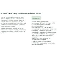 Protector solar invisible bronze SPF30 DELIAL, pistola 300 ml