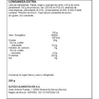 Longaniza imperial clásica ELPOZO, pieza 250 g