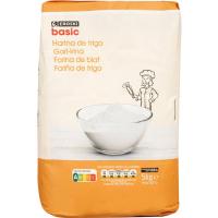 Harina de trigo EROSKI BASIC, paquete 5 kg