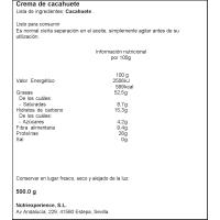 Crema cacahuete JUST LOADING, frasco 500 g