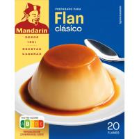 Preparado para flan clásico MANDARIN, 20 uds, caja 20 g