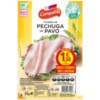 Pechuga de pavo CAMPOFRÍO, bandeja 105 g