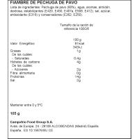 Pechuga de pavo CAMPOFRÍO, bandeja 105 g