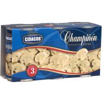 Champiñón laminado CICADOS, pack 3x85 g