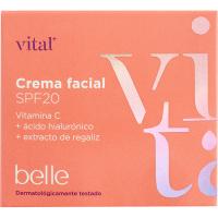 Crema facial con vitamina C SPF20 VITAL+ BELLE, tarro 50 ml