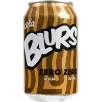 Refresco de cola BLURS ZERO ZERO, lata 33 cl