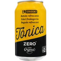 Tónica EROSKI ZERO, lata 33 cl