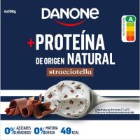 Proteína de origen natura stracciatella DANONE, pack 4x100 g