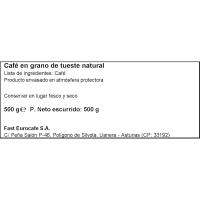Café en grano espresso italiano OQUENDO, paquete 500 g