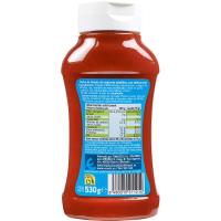 Ketchup zero azúcares EROSKI, bote 530 g