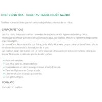 Toallita baby easy miel FRIA, paquete 110 uds
