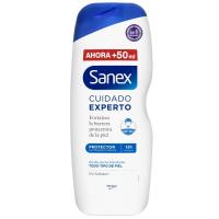 Gel de ducha cuidado SANEX, bote 600 ml