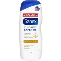 Gel de ducha cuidado exp natural SANEX, bote 600 ml