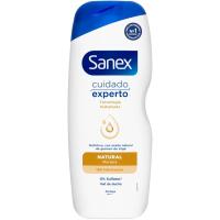 Gel de ducha cuidado exp natural SANEX, bote 600 ml