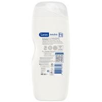 Gel de ducha piel normal SANEX ZERO, bote 600 ml