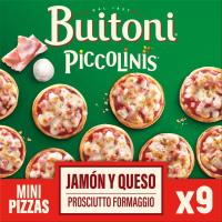 Piccolini jamon y queso BUITONI, caja 270 g