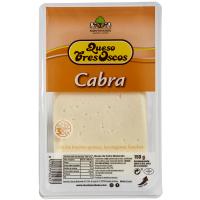 Queso de cabra TRES OSCOS, lonchas, bandeja 150 g