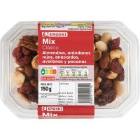 Mix frutos secos clásico EROSKI, tarrina 200 g