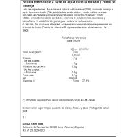 Agua plus+ naranja FUENSANTA, botella 1 litro