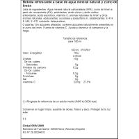 Agua plus+ limón FUENSANTA, botella 1 litro