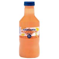 Bebida refrescante multifrutas FUENSANTA, bootellín 33 cl