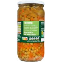 Menestra de verduras EROSKI, frasco 400 g