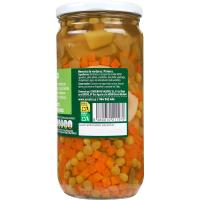 Menestra de verduras EROSKI, frasco 400 g