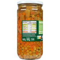 Menestra de verduras EROSKI, frasco 400 g