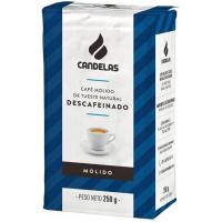 Café molido descafeinado CANDELAS, paquete 250 g