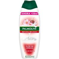 Gel de ducha flor cereza PALMOLIVE NATURAL BALANCE, bote 600 ml