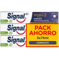 Dentifrico integral8 complete SIGNAL, tubo 3x75 ml