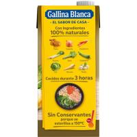 Caldo de pollo y 8 verduras GALLINA BLANCA, brik 1 litro