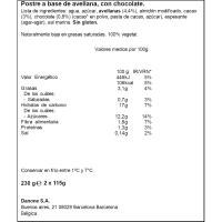 Crema de choco y avellanas ALPRO, pack 2x115 g