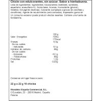 Chicle de hierbabuena 60 minutos Lc TRIDENT, paquete 22 g
