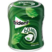 Chicle de hierbabuena 60 minutos Lc TRIDENT, bote 68,2 g