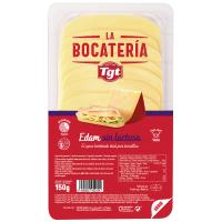 Queso Edam sin lactosa LA BOCATERIA, loncha, bandeja 150 g