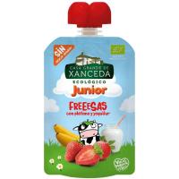 Yogur junior eco de fresa  CASA GRANDE DE XANCEDA, doypack 90 g