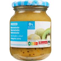 Mermelada de ciruela y kiwi 0% EROSKI, frasco 290 g