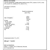 Arroz con leche LOS CASERINOS, tarro 200 g