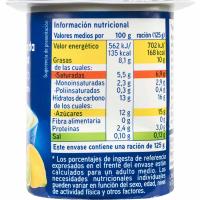 Yogur griego con lima-limón EROSKI, pack 6x125 g
