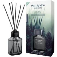 Ambientador varitas sándalo&ambar hombre DON ALGODÓN, bote 65ml