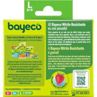 Guantes nitrilo talla L BAYECO, caja 20 uds