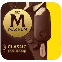Helado classic MAGNUM, 3 uds, caja 237 g